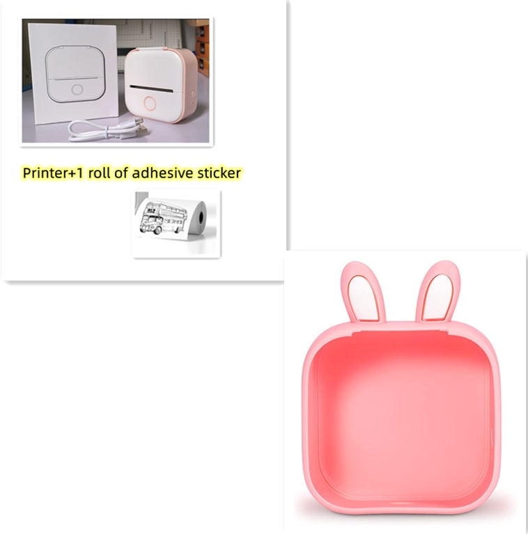Velorian Collection portable mini thermal label printer with Bluetooth, ideal for home, student, and price tag printing.