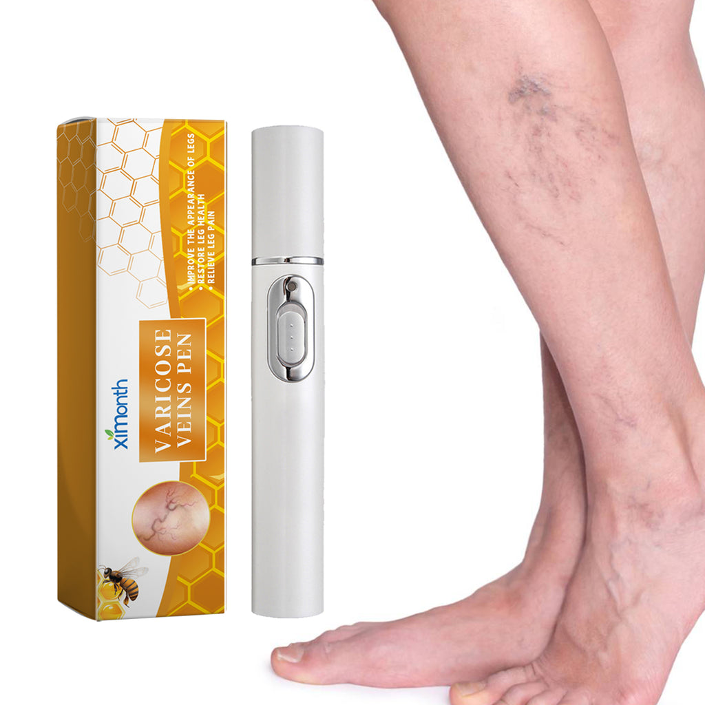 Velorian Collection Leg Soothing Laser Pen, a portable health care device with sleek design for pain relief and muscle relaxation.