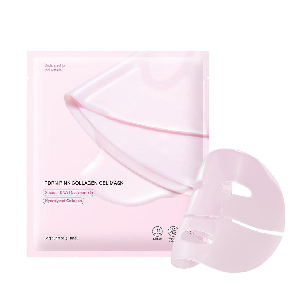 Velorian Collection PDRN Jelly Split Face Mask, 28g x 4pcs, health care product with soft, jelly texture and individual mask sheets.