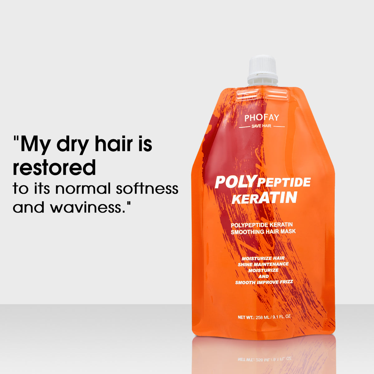 Velorian Collection Phofay Poly Keratin Burnt Hair Restoration Cream in a jar, used for repairing damaged hair.