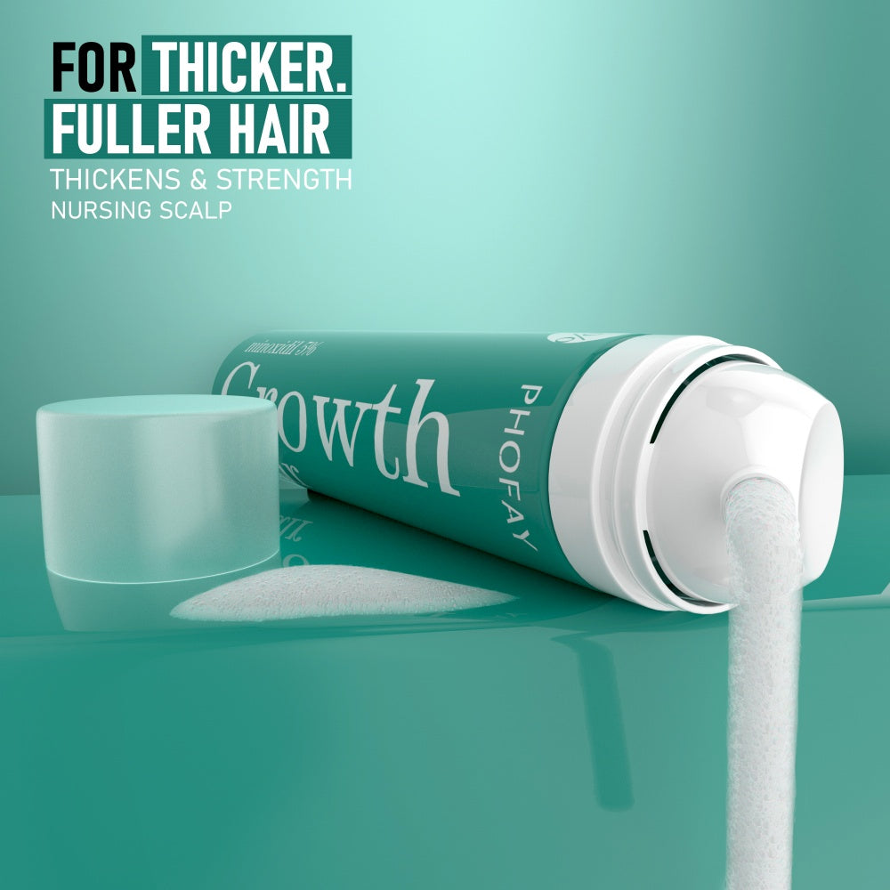 Velorian Collection CH004 Minoxidil Anti-Hair Loss Mousse bottle, health care product for thinning hair treatment.
