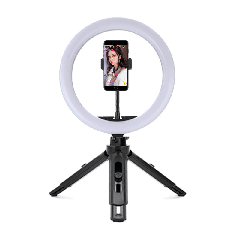 Velorian Collection ring selfie beautifying LED spotlight showing a circular light with adjustable brightness for selfies and videos.