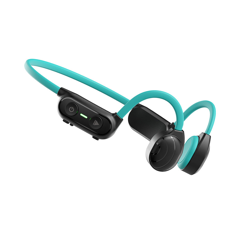 Velorian Collection personal bone conduction Bluetooth earphones with open-ear design and sleek black finish.