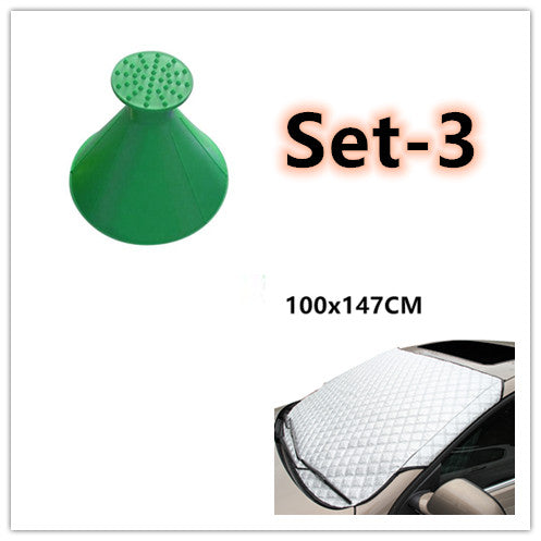 Velorian Collection car snow block windshield cover, winter frost guard for front windshield and gear, helps prevent snow and ice buildup.