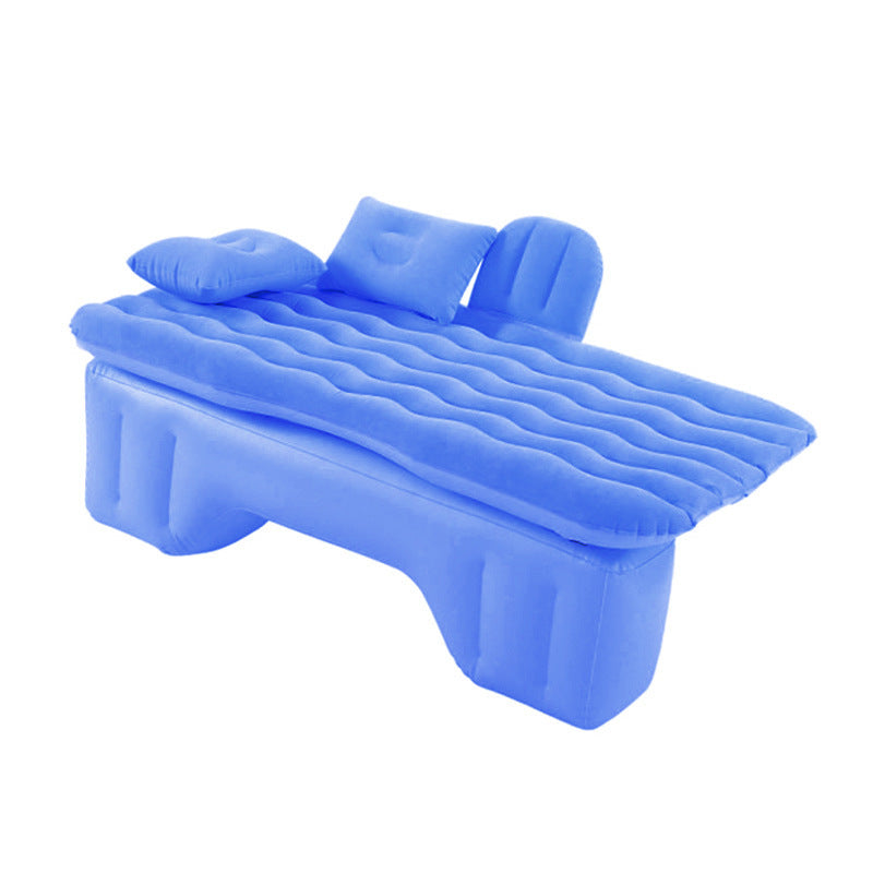 Velorian Collection inflatable camping car air mattress with built-in pillow, ideal for travel and outdoor sleeping comfort.