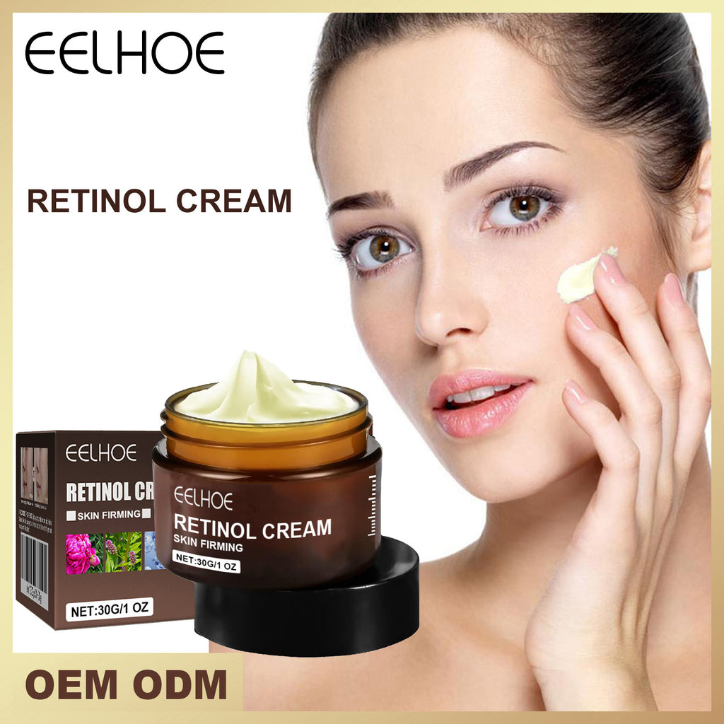 Velorian Collection Retinol Face Cream in a jar, skincare product for healthy, youthful skin, with a smooth texture visible.