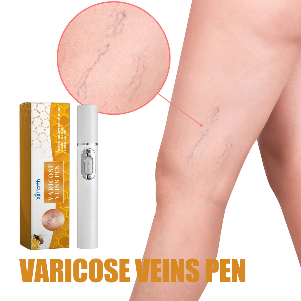 Velorian Collection Leg Soothing Laser Pen for health care, handheld device used for pain relief and muscle relaxation.