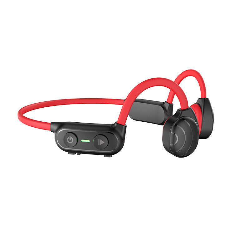 Velorian Collection personal bone conduction Bluetooth earphones showing sleek design and ear-mounted speakers.