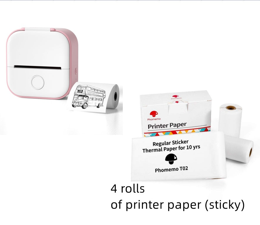 Velorian Collection portable mini thermal label printer with Bluetooth for home use, printing price tags and labels.