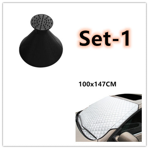 Velorian Collection car snow block and frost guard for front windshield, winter antifreeze cover, snow cover for auto protection.