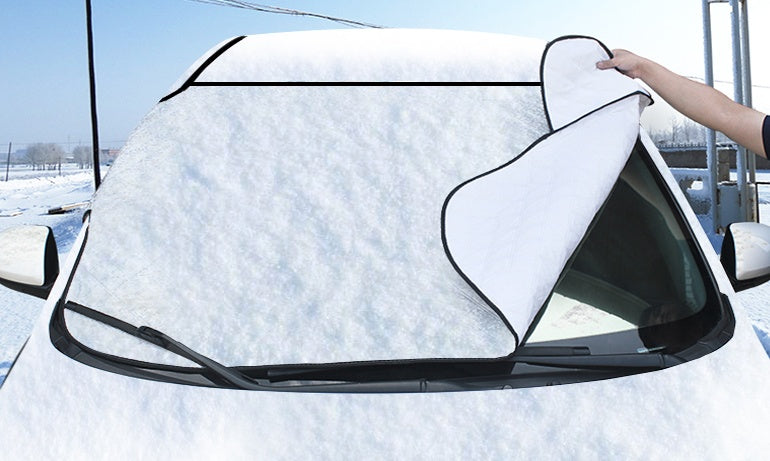 Velorian Collection snow block windshield cover for cars, frost guard, winter antifreeze protection for front windshield.