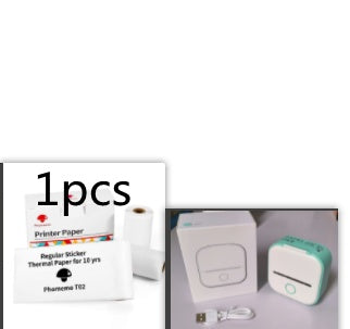 Velorian Collection portable mini thermal label printer for home and student use, Bluetooth-compatible with label and photo printing features.