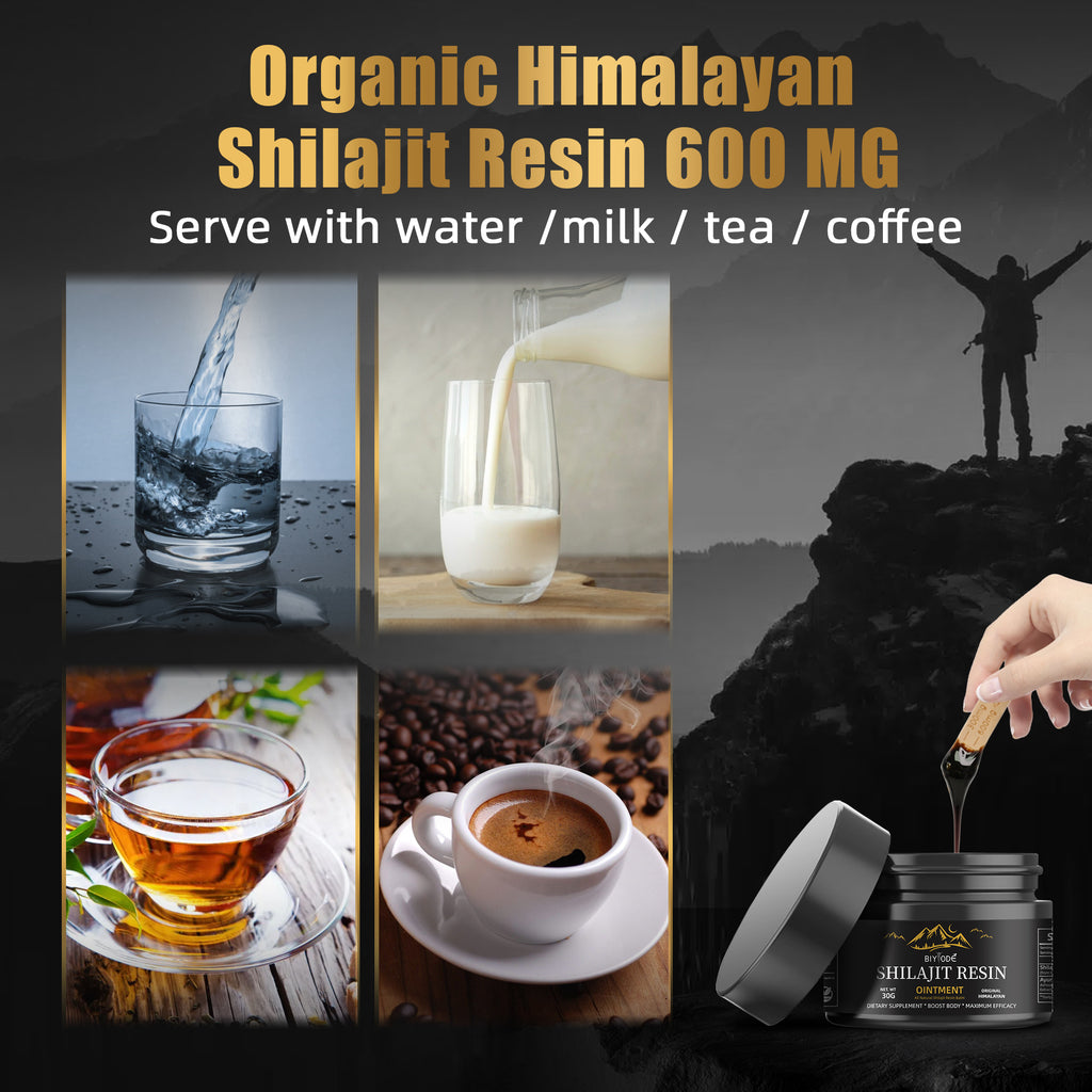 Velorian Collection Himalayan Shilajit resin ointment jar, natural health supplement for energy and heart support, pure herbal remedy.