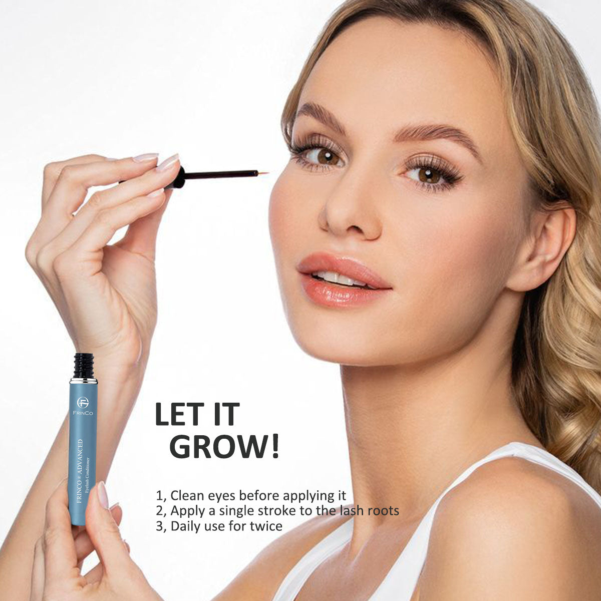 Velorian Collection eyelash enhancing serum in a 5ml bottle, promoting fuller, thicker lashes and brow growth with a health care formula.