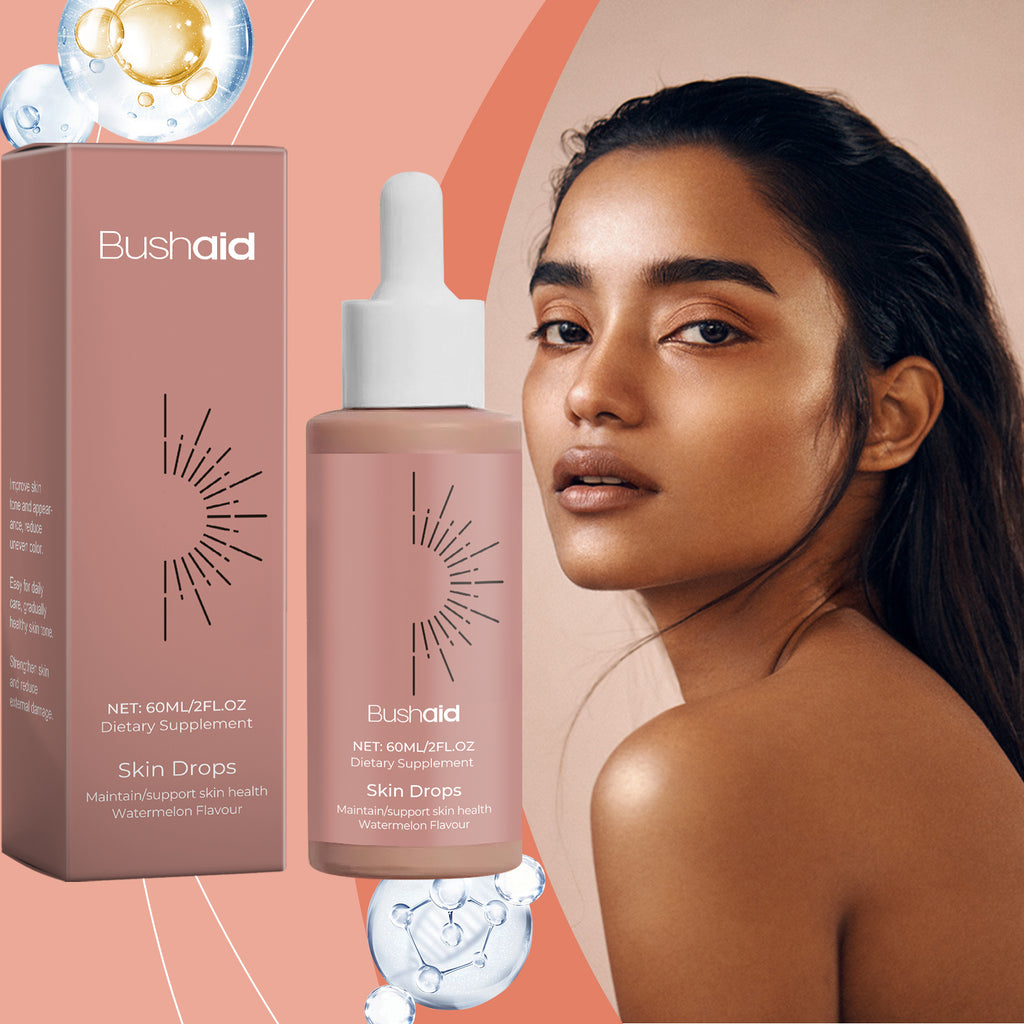 Velorian Collection natural sunless tanning drops oral, health care product with dropper for at-home tanning and skin health.