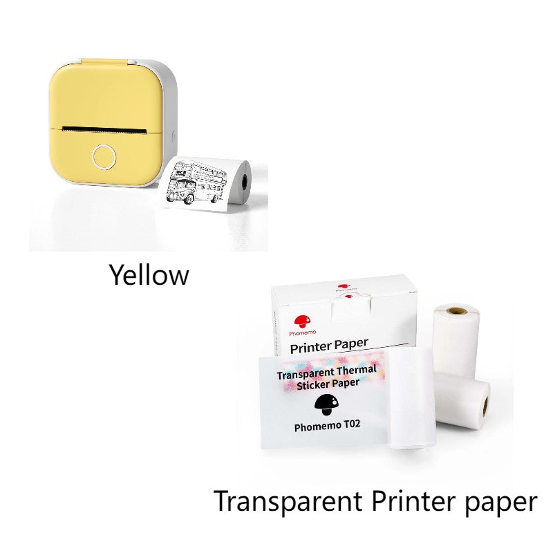 Velorian Collection portable mini thermal label printer with Bluetooth, ideal for home or student use, printing labels and price tags.