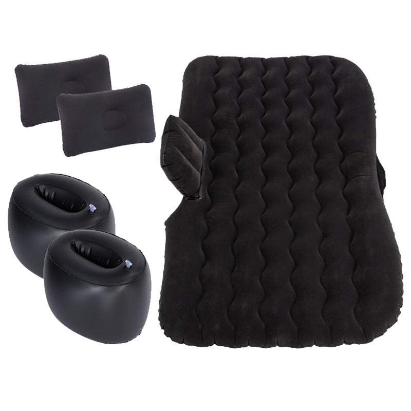 Velorian Collection inflatable camping car air mattress with built-in pillow, ideal for outdoor travel and car camping beds.