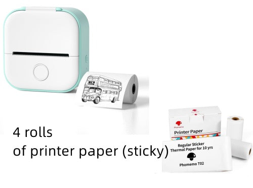 Velorian Collection portable mini thermal label printer for home and student use, Bluetooth-compatible for printing labels and price tags.