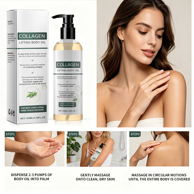 Velorian Collection Rosemary Body Care Oil bottle, natural health care product with a clear label and elegant packaging.