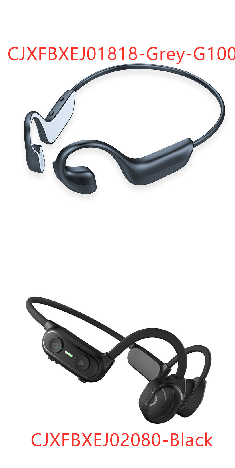 Velorian Collection personal bone conduction Bluetooth earphones with sleek design and open-ear fit for comfortable listening.
