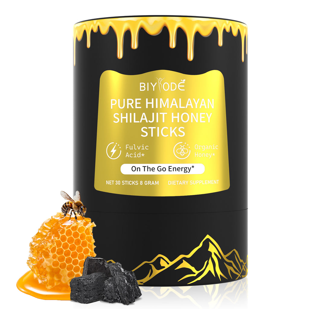 Velorian Collection wholesale pure Himalayan Shilajit resin supplement in honey sticks, natural health care product with gold Shilajit.