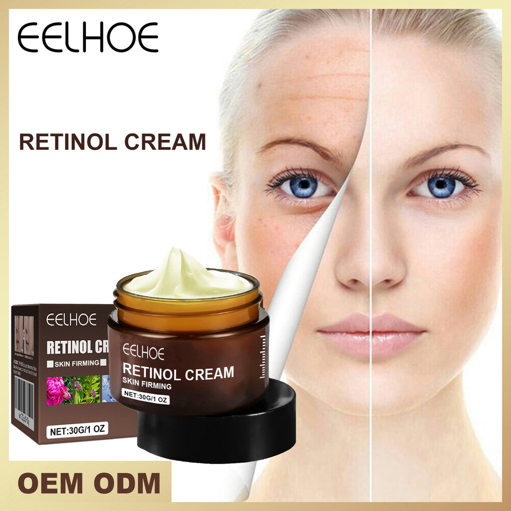 Velorian Collection Retinol Face Cream in a jar, showing smooth, creamy skincare product for health and anti-aging benefits.
