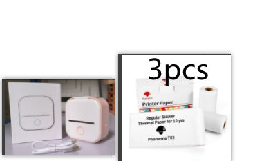 Velorian Collection portable mini thermal label printer for home and school use, Bluetooth-compatible with photo and label printing features.