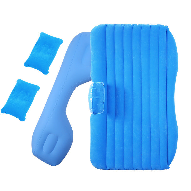 Velorian Collection inflatable camping car air mattress with built-in pillow, ideal for outdoor travel and car bed comfort.