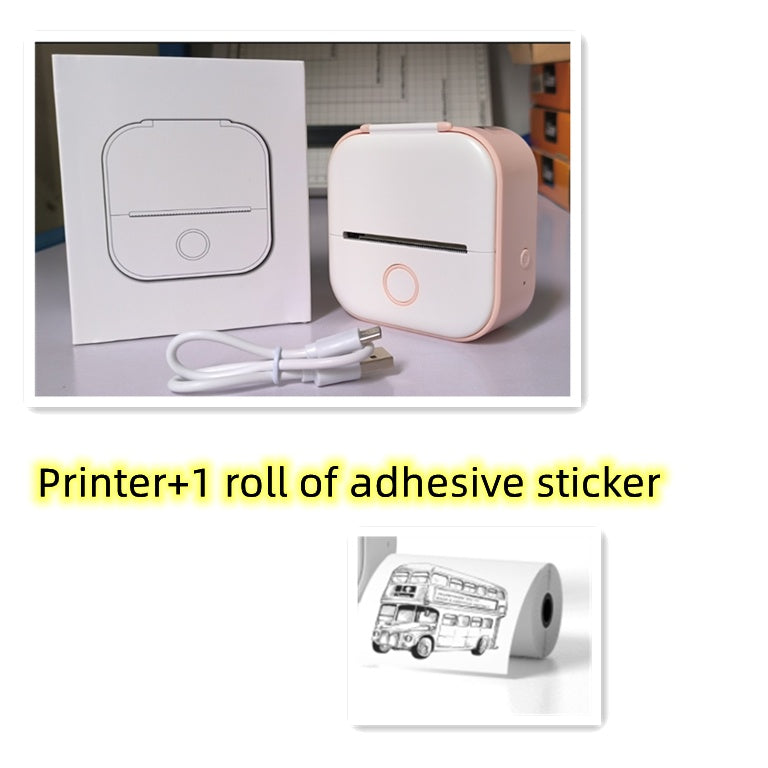 Velorian Collection portable mini thermal label printer with Bluetooth, compact design, ideal for home, student, and price tag printing.