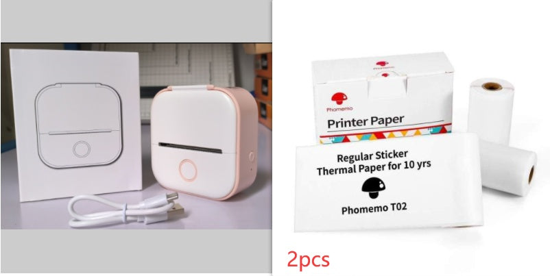 Velorian Collection portable mini thermal label printer with Bluetooth, compact design, ideal for home, student, and price tag labeling.
