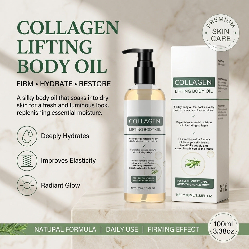 Velorian Collection Rosemary Body Care Oil bottle, natural health care product with a sleek design and herbal ingredients.