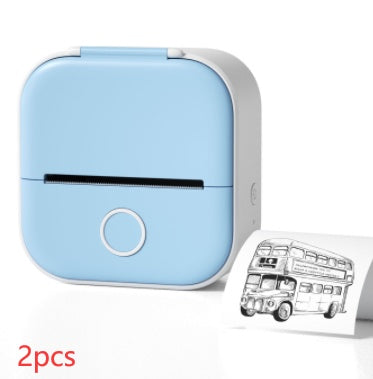 Velorian Collection portable mini thermal label printer showing compact design and Bluetooth connectivity for home or student use.