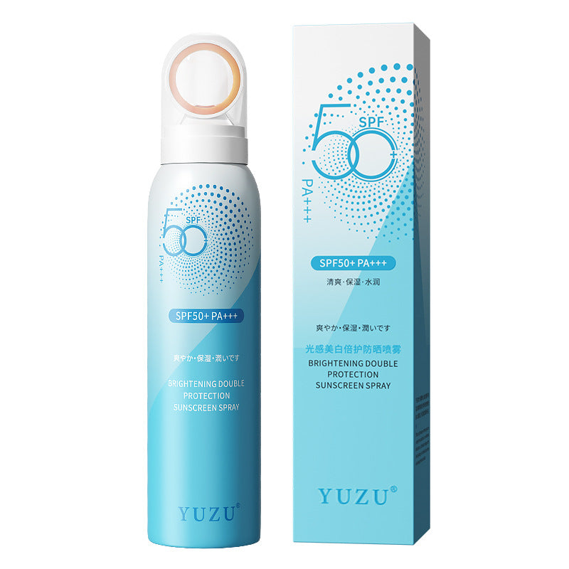 Velorian Collection facial outdoor high-SPF UV-protective spray, refreshing sunscreen with broad-spectrum sun protection.