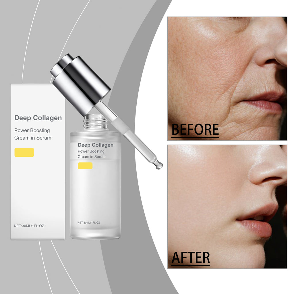 Velorian Collection Collagen Hydrating Serum in a sleek bottle, designed to boost skin moisture and elasticity.