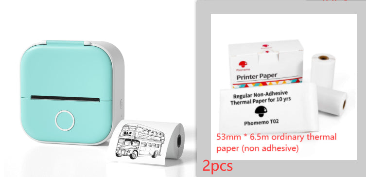 Velorian Collection portable mini thermal label printer with Bluetooth, compact design for home, school, and price tagging tasks.