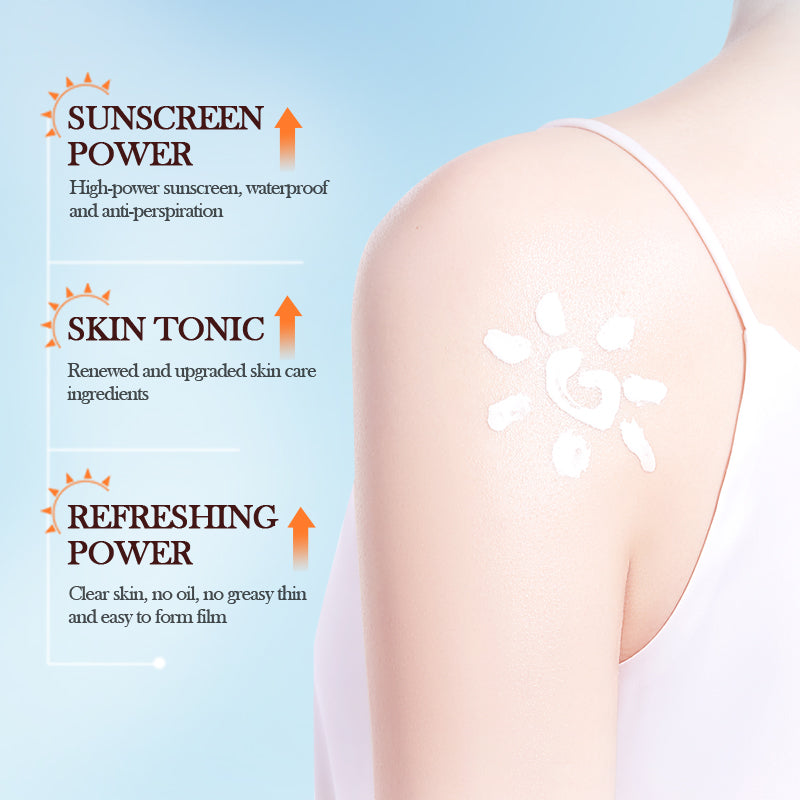 Velorian Collection SADOER Gold Collagen Sunscreen Lotion 30g in a tube, showcasing its luxurious packaging and golden accents.