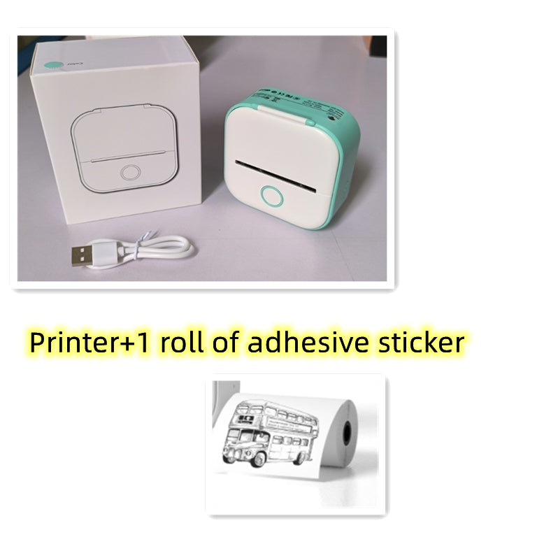 Velorian Collection portable mini thermal label printer with Bluetooth, compact design suitable for home, student, and price tag printing.