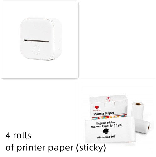 Velorian Collection portable mini thermal label printer with Bluetooth, compact design, ideal for home, student, and price tag printing.