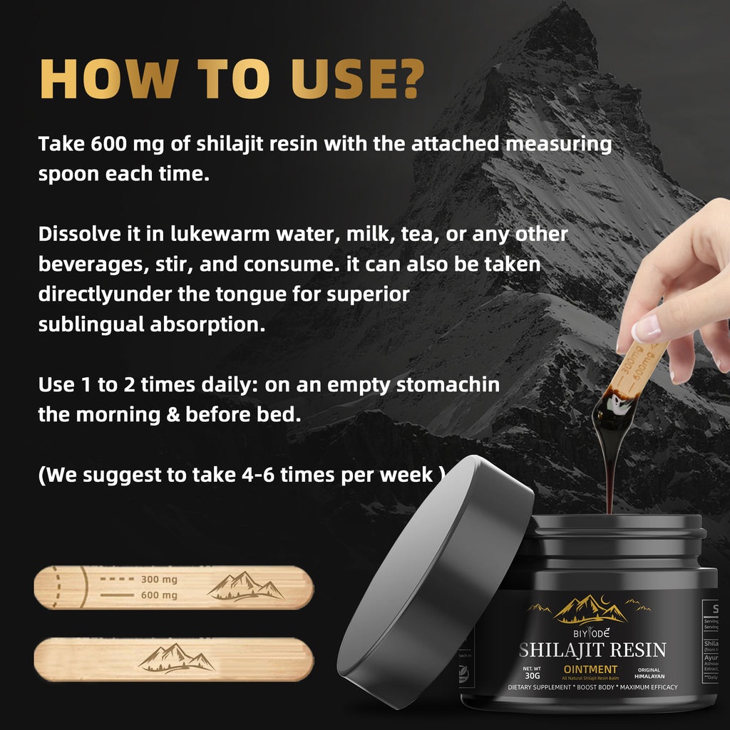 Velorian Collection Himalayan Shilajit resin ointment jar, natural supplement for energy, heart, and blood health in a white container