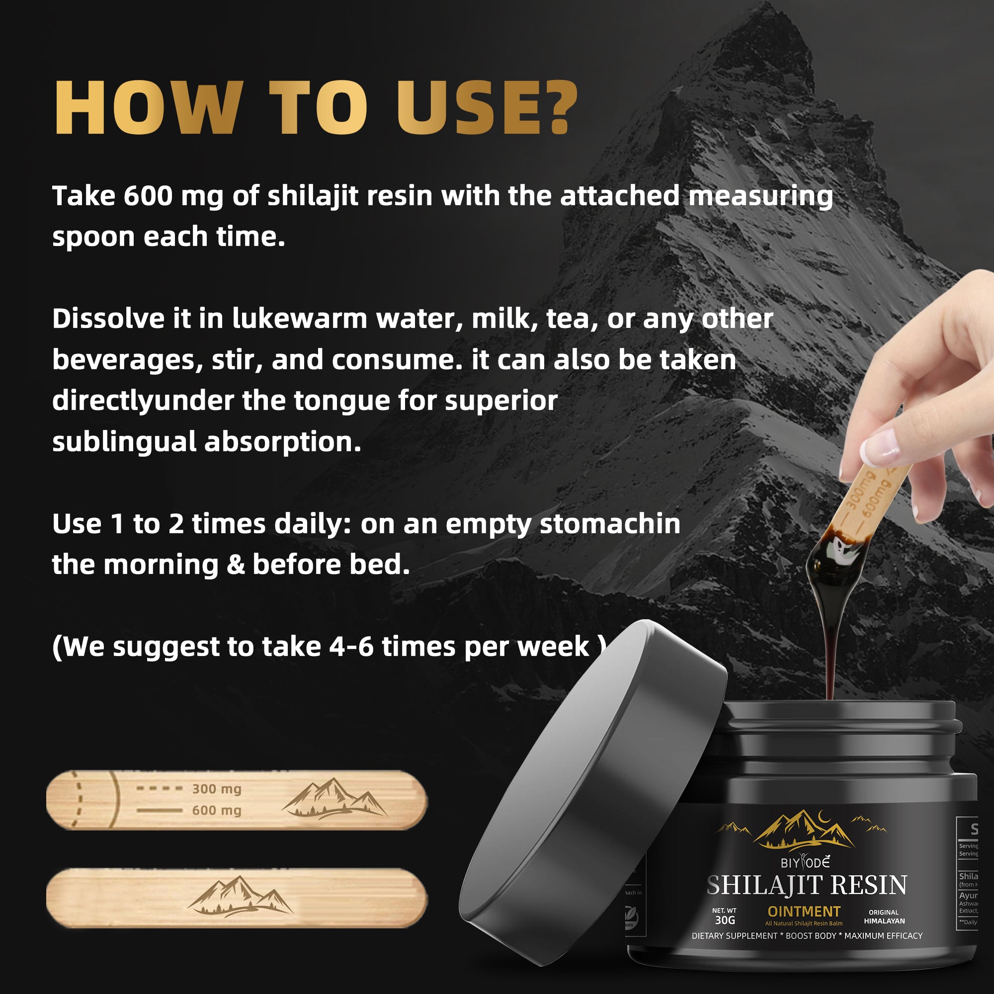 Velorian Collection Himalayan Shilajit resin ointment jar, natural supplement for energy, heart, and blood health in a white container