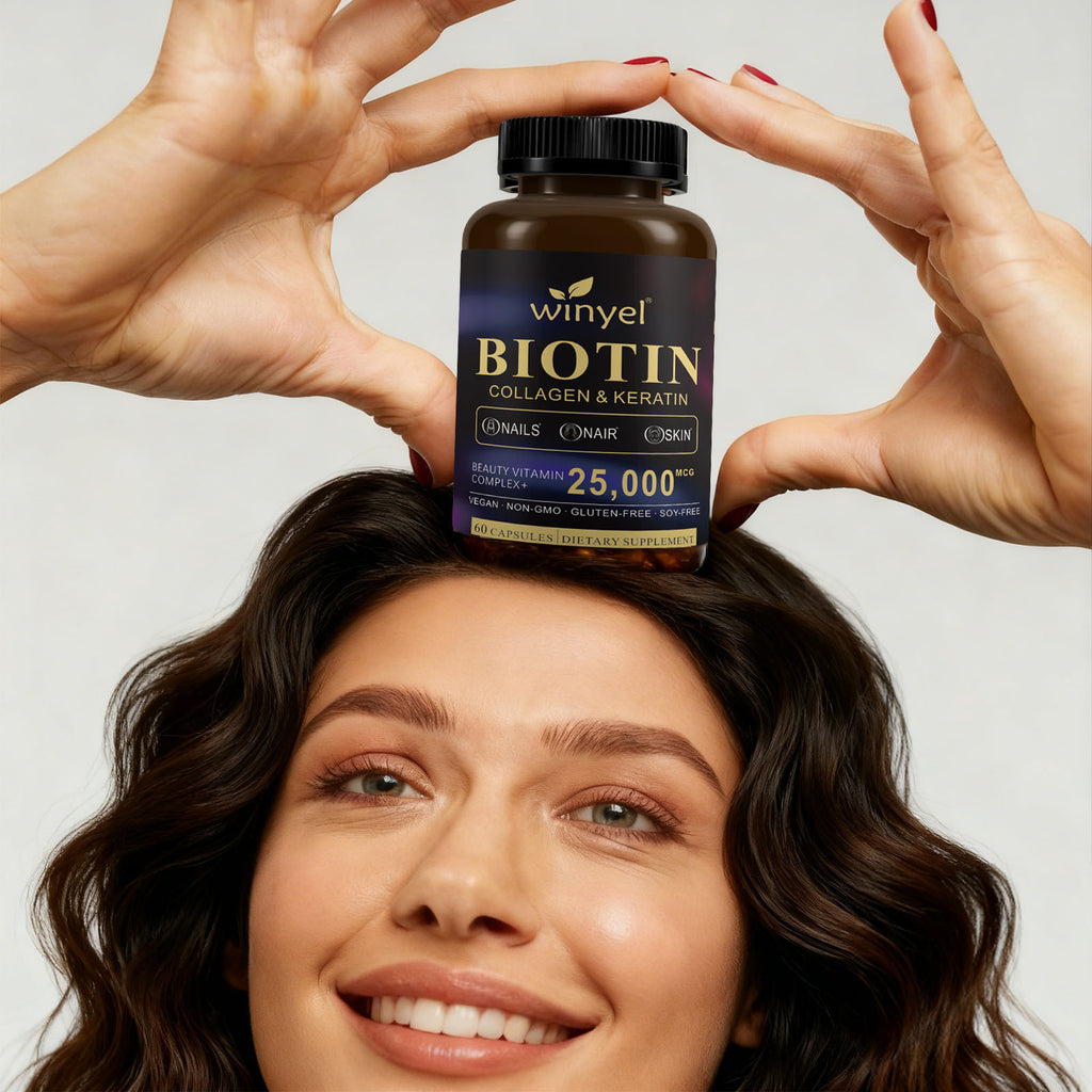 Velorian Collection Biotin Collagen Hyaluronic Acid Keratin capsules for healthy hair, skin, and nails, 60 capsules.
