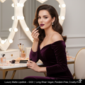 Cad B Luxury Matte Lipstick in Grace GG3 with a sleek tube, showcasing rich, long-wear matte finish, vegan, paraben-free, cruelty-free.