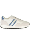 White Tommy Hilfiger men's sneakers with sporty design, featuring the brand’s logo and comfortable athletic style.