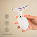 Electric Facial Firming Massager for Face and Neck with LED, EMS, and Heat Selora InnovaGoods