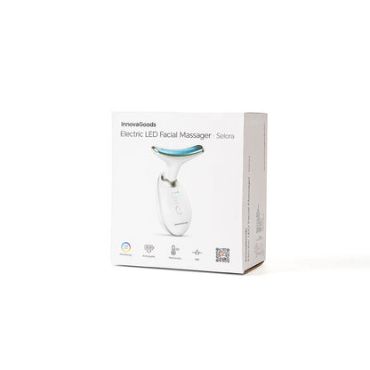 Electric Facial Firming Massager for Face and Neck with LED, EMS, and Heat Selora InnovaGoods-1
